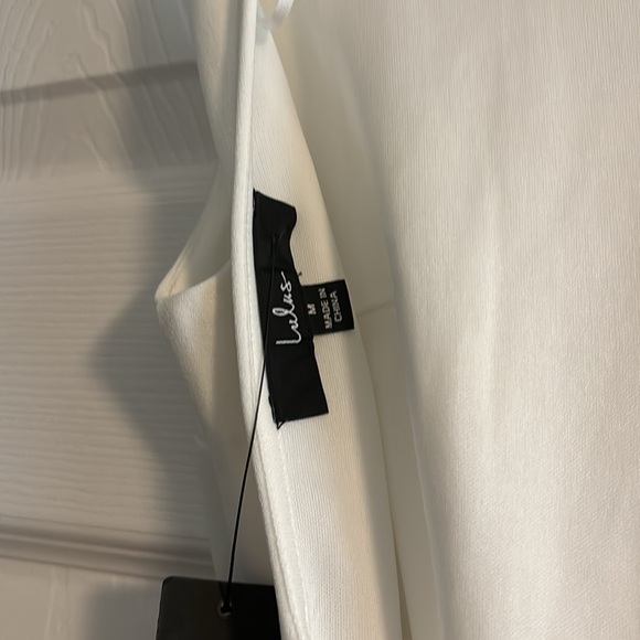 Lulus white short low back dress - Picture 3 of 3